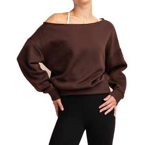 Nouvelle Arrivée : Sweat-shirt Polaire Col Rond Imprimé Hiver pour Femme, Ultra Doux, Style Sororité, Confortable, Streetwear, Thème Vie Grecque - Product Image 4