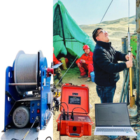 Equipo de registro geofísico para perforaciones: Herramienta de registro en pozos para resistividad subacuática y registro de calibre gamma natural