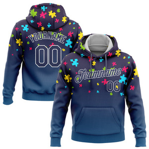 เสื้อฮู้ดดี้แบรนด์แฟชั่นสั่งทำ โพลีเอสเตอร์ พิมพ์ลายแบบซับลิเมชั่นเต็มตัว ผลิตจากโรงงาน - Product Image 1