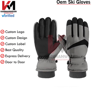 <b>Waterproof</b> Ski <b>Gloves</b> <b>Thermal</b> Snowboard <b>Gloves</b> with Grip Palm for Winter Sports OEM Manufacturer Private Label Wholesale - Product Image 3