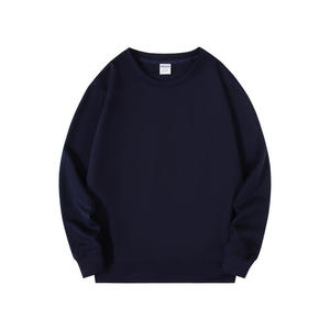 เสื้อสเวตเชิ้ตคอกลมผู้ชาย สีพื้น ผ้าฝ้ายออร์แกนิค 100% ถักแบบพูลโอเวอร์ ทรงปกติ ใส่สบายในฤดูหนาว แขนยาว พิมพ์ลายดิจิทัล - Product Image 3