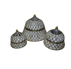 Boîte de rangement pour bijoux en résine française, mère de perles et d'os, boîte à incrustation, pour les fabricants de bijoux, emballage de boîte de rangement - Product Image 2