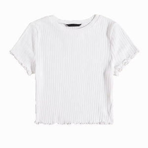Camiseta de Verano Oversize de Algodón Spandex de 190g para Mujer, Marca Europea Americana de Moda, Alta Calidad, Transpirable, con Remaches Cortos - Product Image 3