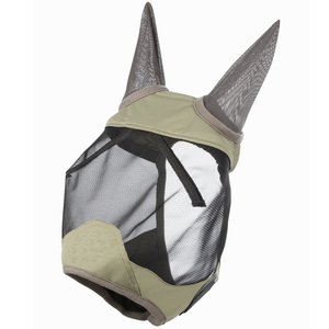 Wholesale Summer Use <b>Equestrian</b> Anti Fly Head Face protection Black Mesh Horse Msask With Long Ears - Product Image 1