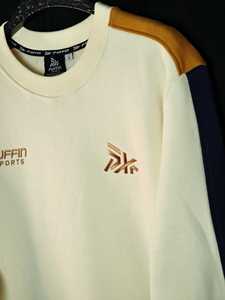 Sudadera de Cuello Redondo Personalizada PUFFIN SPORTS para Hombre, Logotipo Bordado, Corte Regular, Algodón Tejido, Ropa Casual de Otoño, Impresión de Silicona - Product Image 3