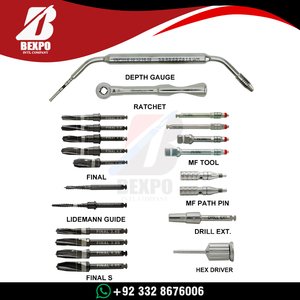 Kit de Levantamiento de Seno para Implantes Dentales Super Line Implantium, Kit Quirúrgico, Juego de Instrumentos Dentales de Compuesto para Restauración Dental - Product Image 4