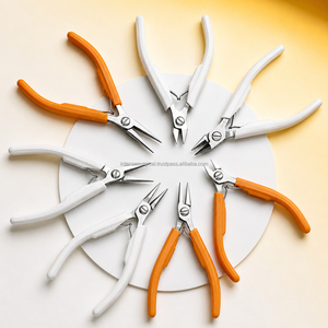 Wholesale Professional Jewelry Making Flat Nose Pliers Lindstrom Style Smooth Jaw <b>Wire</b> Bending Hand Tool Custom Color - Product Image 6