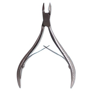 Professional Stainless Steel Curved Manicure Set Wide Jaw Opening for Finger Nail Cuticle Nipper Pusher Toenail Ingrown Cutters - Product Image 5