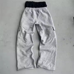 Pantalones Cargo Oversize de Doble Cintura Glory Personalizados, de Calidad Premium, con Estampado Serigrafiado, Tejido de Alto Gramaje, Pierna Ancha, para Streetwear OEM - Product Image 5