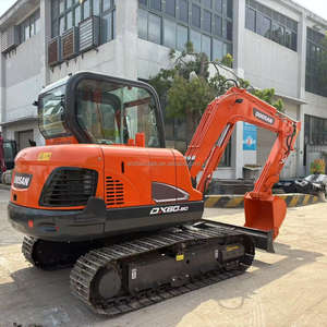 Basso orario di lavoro utilizzato escavatori <span class=keywords><strong>Doosan</strong></span> DX60 <span class=keywords><strong>DH60</strong></span> 6 tonnellate usato Mini <span class=keywords><strong>Doosan</strong></span> escavatore lavori agricoli per la casa in vendita - Product Image 3