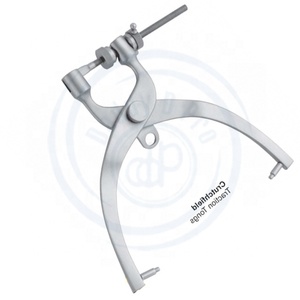 VENTE FLASH Pinces de traction cervicale Crutchfield en acier inoxydable allemand, pinces de traction cervicale Raney Crutchfield, petites/moyennes/grandes tailles pour adultes - Product Image 4