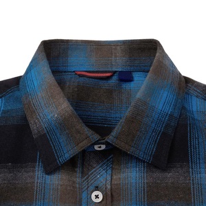 Camisas de Franela a Cuadros para Hombre, Elegantes y Formales para Oficina, Camisa de Franela Extra Grande con Botones, Camisa Casual de Algodón, Venta al Por Mayor Personalizada - Product Image 4