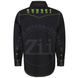 Chemise de soudeur FR légère, triple couture, coupe décontractée, résistante au feu, séchage rapide, ignifuge NFPA - Product Image 4