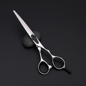 Premium Black Right-Handed RSI JD-108 <b>Barber</b> Hair Cutting Scissors Sharp <b>Blade</b> Tip Thinning Stainless Steel Professional Salon - Product Image 3