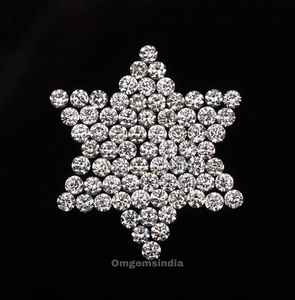 Diamant de laboratoire de 1,0 carat, 3,1-3,5 mm, couleur D, percé au laser, taille brillant |   Certifié IGI |   Boucles d'oreilles et bagues de fiançailles de la marque OM GEMS - Product Image 6