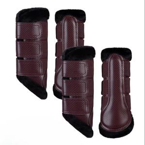 Durable Horse <b>Bell</b> Boots Pakistan High Quality Protective Design Shock Absorbing Padding Full Support Customizable OEM <b>Service</b> - Product Image 1