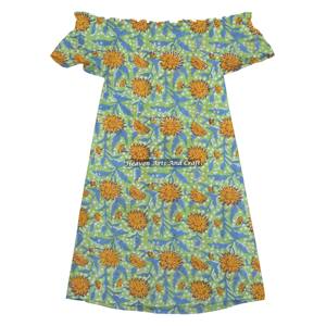 Nuevo Vestido Casual de Verano 2026 para Mujer, Estampado Floral, con Hombros Descubiertos, Elegante, a la Moda, Cintura Natural, Gran Venta - Product Image 3