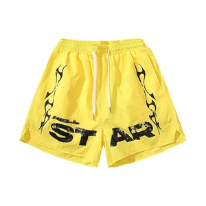 Personnalisé High Street 2024 Shorts décontractés de marque de mode rétro pure pour hommes, coton fin et lâche, délavé à l'acide avec nouveau logo, service OEM - Product Image 3