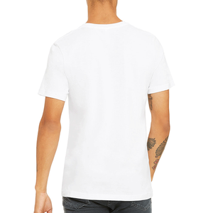 เสื้อยืดโอเวอร์ไซส์ผู้ชาย สีน้ำตาลขาวตัดกัน แขนสั้น พิมพ์ลายตัวอักษรโลโก้ด้านหน้า สไตล์ลำลอง คอกลม ผ้าฝ้ายถัก 100% ทรงปกติ - Product Image 2