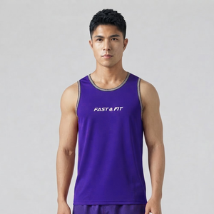 Camiseta sin Mangas Casual para Hombre, Diseño Personalizado, Alta Calidad, 100% Algodón, Transpirable, Secado Rápido, Precio Bajo al por Mayor - Product Image 4