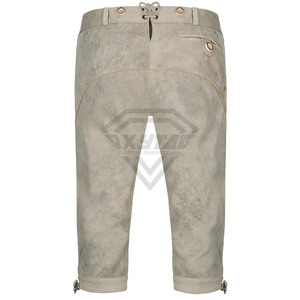 Lederhosen para Hombre, Estilo Nuevo, Más Vendidos, Tradicionales Bávaros Alemanes, Ecológicos, Bordados, con Patrón Sólido, Premium, Cortos - Product Image 2