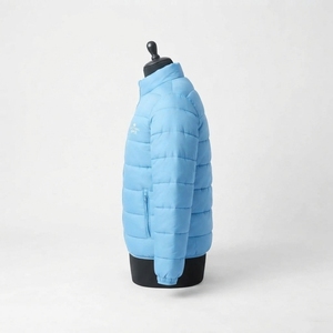 Veste matelassée pour homme, épaisse, coupe-vent, chaude, pour l'extérieur en hiver, fermeture éclair décontractée, rembourrage en coton - Product Image 2