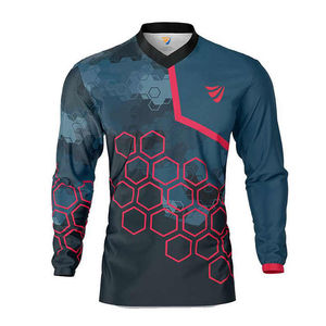 Maillot de cyclisme personnalisé, maillot de VTT de haute qualité, maillot de motocross pour la pratique en extérieur, design imprimé respirant pour unisexe - Product Image 3