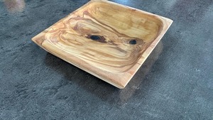 Bol en bois d'olivier rustique très demandé, petit bol artisanal pour servir les aliments, prix d'exportation en gros - Product Image 3