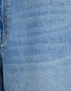 Pantalones Cortos Bermuda de Mezclilla Azul Claro de Cintura Alta para Hombre con Bolsillos, Cierre de Botones, Estilo Casual, Tela de Algodón - Product Image 4