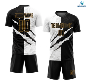 เสื้อฟุตบอลสั่งทำขายส่ง ลายกราฟฟิตี สกรีนแบบซับลิเมชั่น แขนครึ่งตัว ชุดกีฬา - Product Image 2