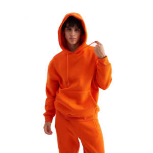 Sudadera con capucha y cremallera unisex extragrande de corte holgado, pantalones jogger de forro polar de alta calidad, estilo urbano de invierno, transpirable, novedad 2026 - Product Image 3