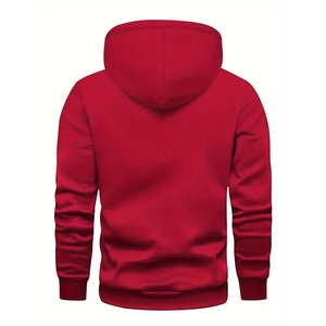 Sudadera con capucha y cremallera completa personalizada – 100% algodón premium, forro polar, color liso, cremallera completa, ajuste cómodo, OEM y marca privada - Product Image 2