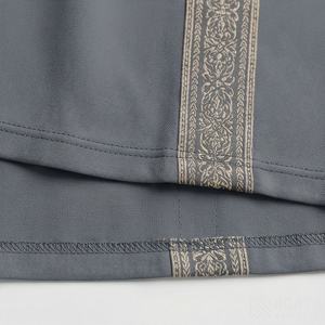 2025 OEM Kimono Abaya pour femmes musulmanes, en tissu polyester épais, doux et très extensible, col en V, manches longues, pour fêtes, Ramadan, mariages - Product Image 6