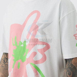 Camiseta para Hombre Más Vendida en Línea, Precio Bajo, Poliéster/Algodón, Ecológica, Transpirable, Corte Holgado, 220g, Venta al Por Mayor, Personalizable - Product Image 4
