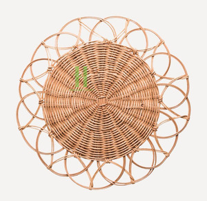 Nouveau produit tendance : Assiettes de présentation en rotin, sets de table bohèmes en rotin, sets de table en osier, vente chaude OEM, en provenance du Vietnam - Product Image 5