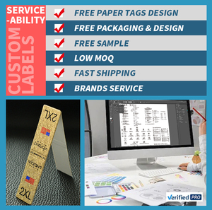 Étiquettes à suspendre kraft personnalisables, carte de visite imprimable écologique et gratuite, étiquette de bagage <span class=keywords><strong>pour</strong></span> vêtements et sacs à chaussures - Product Image 4