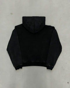 เสื้อฮู้ดแฟชั่นพิมพ์ลาย DTG ผ้าคอตตอนฟอกสี ทรงหนา สไตล์สตรีทแวร์ - Product Image 4
