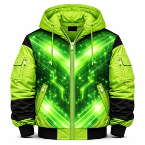 Wholesale Custom Printed Bomber <b>Jacket</b> Men Women Lightweight Windproof Street Fashion OEM Factory Price Apparel Manufacturer - Product Image 6