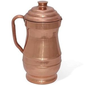 Exportador al por mayor de jarras de cobre para purificación de agua para uso doméstico, hotelero y sanitario de fabricante y proveedor indio - Product Image 5