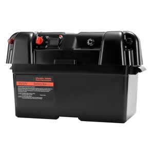Scatola Batteria Motore Elettrico da Traina Gruppo 24/27, Contenitore Intelligente per Batterie Marine 12V/24V in PP con Doppie Cinghie per Scatole e Supporti Batterie - Product Image 5