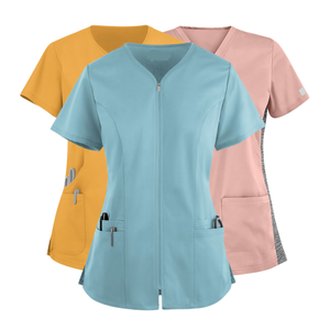 MEILLEURE VENTE Top style à la mode Scrubs uniforme BON STRETCH conception personnalisée pour les femmes vêtements d'hôpital de soins infirmiers médicaux-Saomai FMF - Product Image 6