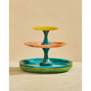 ขาตั้งเค้กเรซิ่นทำมือสำหรับจัดแสดงบนโต๊ะอย่างหรูหรา อุปกรณ์ทำเค้กระดับพรีเมียม - Product Image 1