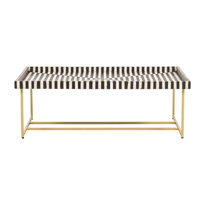 Mesa Consola de Estilo Marroquí Hecha a Mano, Ecológica, con Incrustaciones de Hueso Rosa y Blanco, para Dormitorio, Artesanía Natural, Superventas - Product Image 4