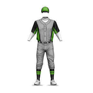 Nouvel Arrivage : Uniformes de Baseball Personnalisés en Polyester par Sublimation avec Logo pour Équipes – Vente en Gros, Séchage Rapide, Manches Courtes - Product Image 3