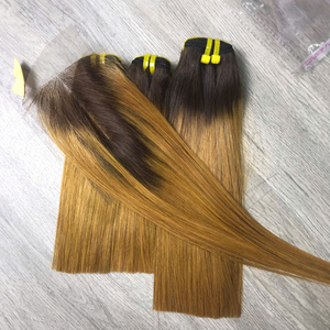 Combo Faire Perruque Bundle Fermeture SDD DD Cheveux Humains Non Transformés Os Raides Crus Cheveux Vierges Vietnamiens Cuticule Aligné Ombre Couleur - Product Image 6