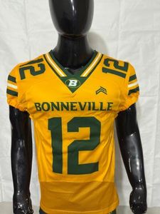 Half Sleeve Sublimated Breathable 100% Polyester American Football Uniform Bundle Pack <b>Compression</b> Top Headgear Gloves <b>Bags</b> - Product Image 6