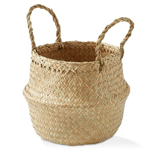 Woven Seagrass <b>Storage</b> Bin Plant Pot Cover Handmade <b>Storage</b> <b>Basket</b> Wholesale eco-friendly Made in Vietnam - Product Image 6