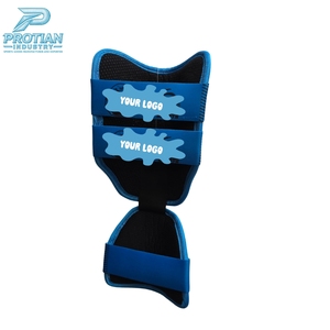 PROTIAN INDUSTRY Sport Elbow Guard Blue Mesh Fabric Double Strap Adult Protective Gear Sublimation Print Custom Logo - Product Image 2