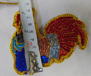 ของตกแต่งต้นคริสต์มาสรูปไก่สวยงาม ขายดี คอลเลคชั่นล่าสุดจากอินเดีย งานปักประณีต - Product Image 5