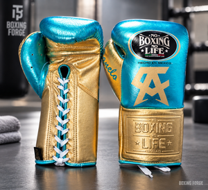 No Boxing No Life Guantes de Boxeo de Cuero con Cordones Transpirables Equipo de Entrenamiento de Alta Calidad para Adultos Hecho en México - Product Image 2